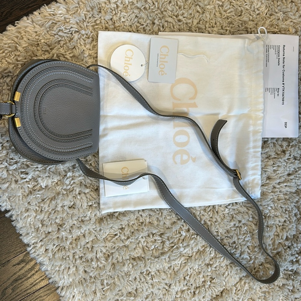 Chloe Small Marcie Bag Cashmere Grey